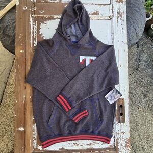 Stitches x MLB Texas Rangers Pullover Hoodie – Charcoal Gray (Men’s Large) | NWT